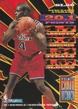 Back of Chris Webber