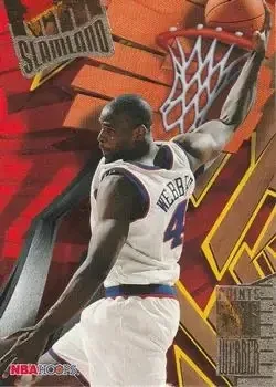 1995-96 Hoops #SL50 Slamland Chris Webber