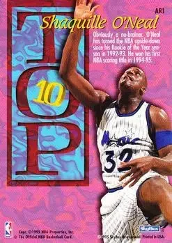 Back of Shaquille O'Neal