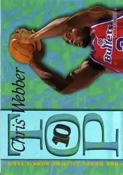 1995-96 Hoops #AR3 Top Ten Chris Webber
