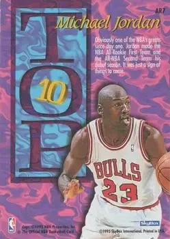 Back of Michael Jordan