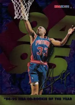 1995-96 Hoops #NNO Grant Hill '94-95 NBA Co-Rookie of the Year Exchange Grant Hill