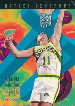1995-96 Hoops #NNO Series 1 Promo Singles Detlef Schrempf