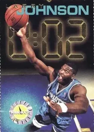 1995-96 Hoops #NNO Series 1 Promo Singles Larry Johnson