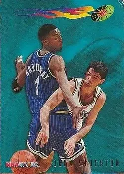 1995-96 Hoops #NNO Series 2 Promo Singles John Stockton