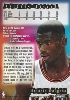 Back of Antonio McDyess
