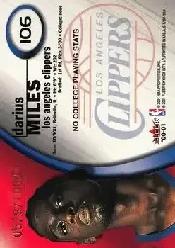Back of Darius Miles