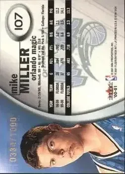 Back of Mike Miller