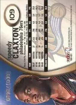 Back of Speedy Claxton