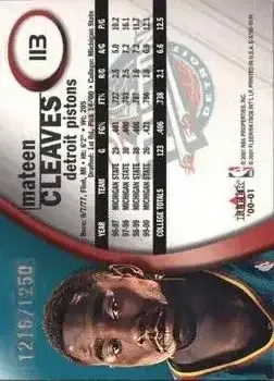 Back of Mateen Cleaves