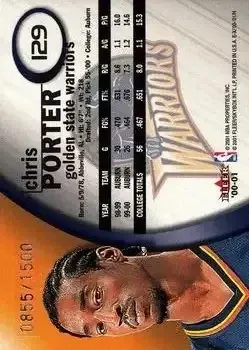 Back of Chris Porter