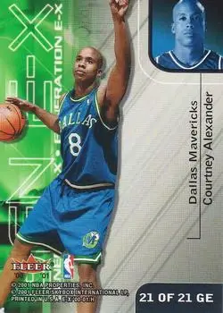 2000-01 E-X - Generation E-X #21 GE - Card #21 GE - Dallas Mavericks
