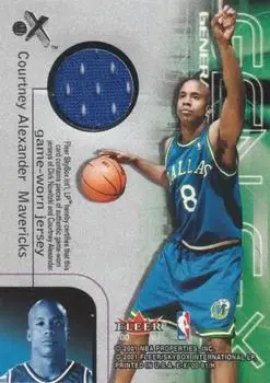 2000-01 E-X - Generation E-X Game Jerseys #NNO - Card #NNO - Dallas Mavericks