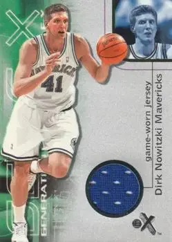 2000-01 E-X - Generation E-X Game Jerseys #NNO - Card #NNO - Dallas Mavericks