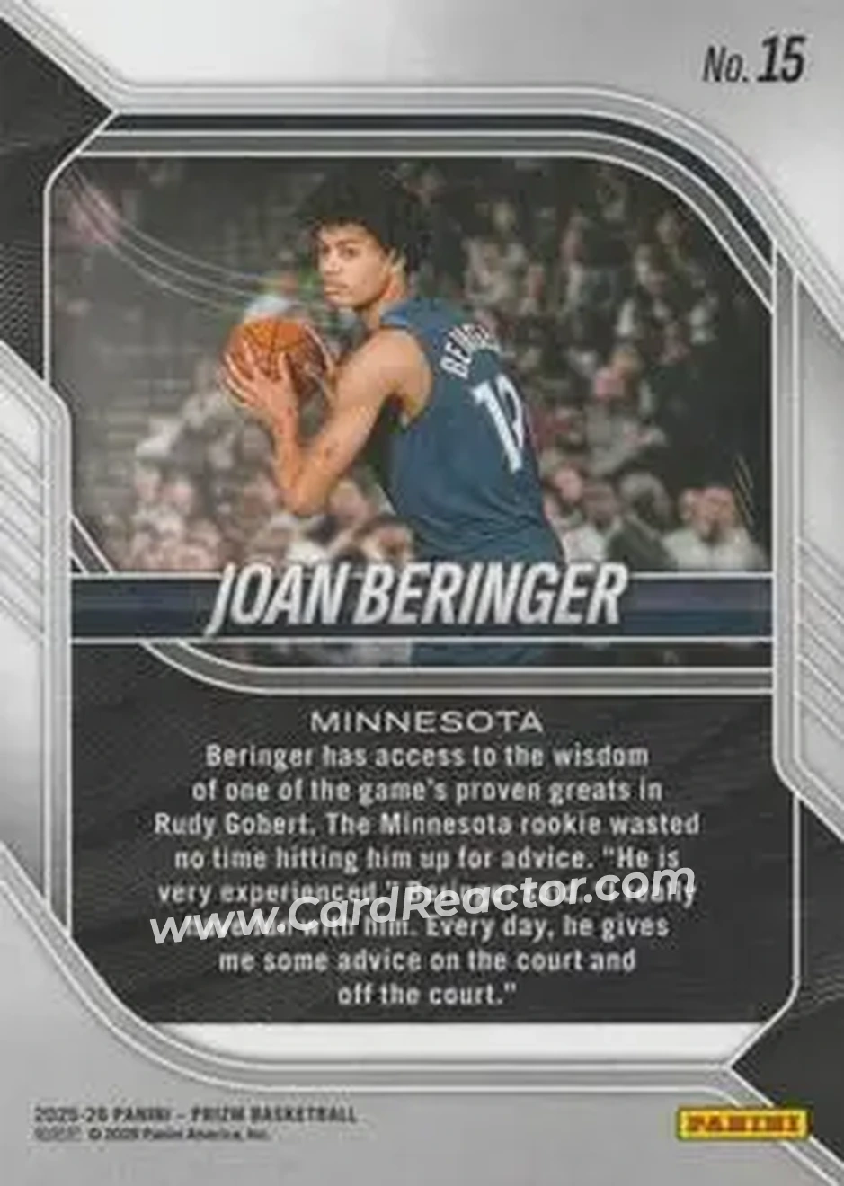 Back of Joan Beringer