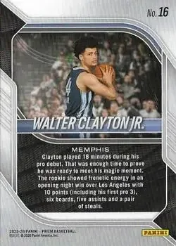 Back of Walter Clayton Jr.