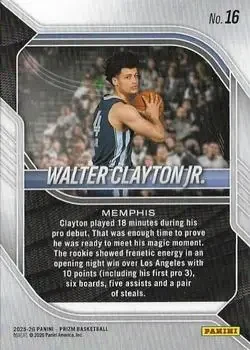 Back of Walter Clayton Jr.
