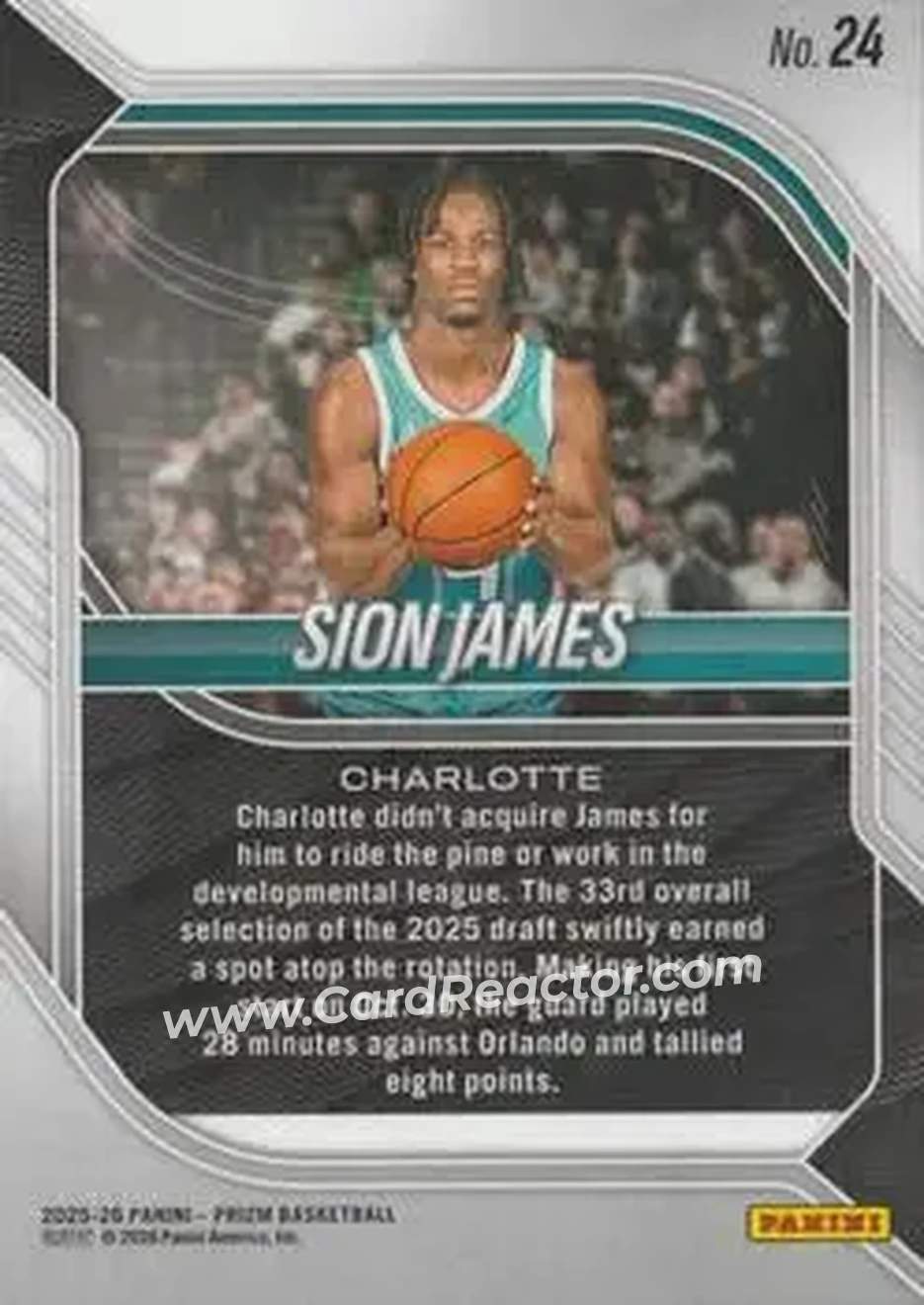 Back of Sion James