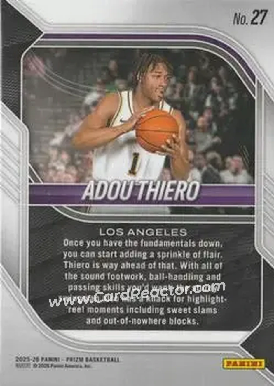 Back of Adou Thiero