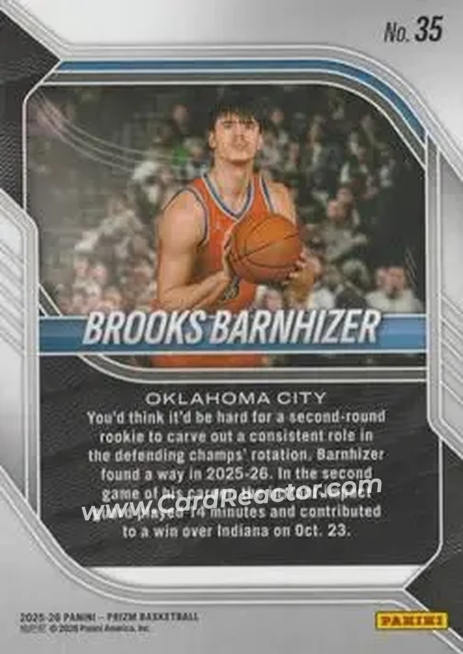 Back of Brooks Barnhizer
