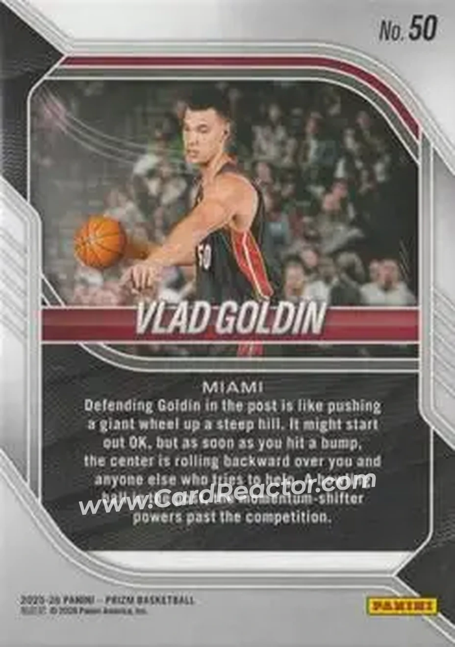 Back of Vlad Goldin