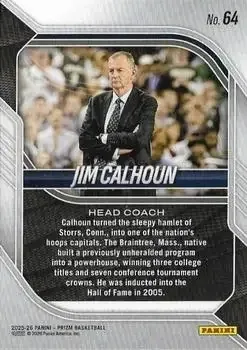 Back of Jim Calhoun