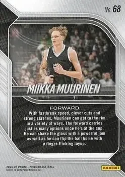 Back of Miikka Muurinen