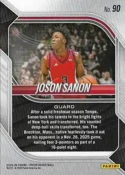 Back of Joson Sanon