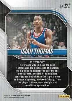 Back of Isiah Thomas