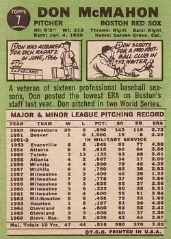 Back of Don McMahon