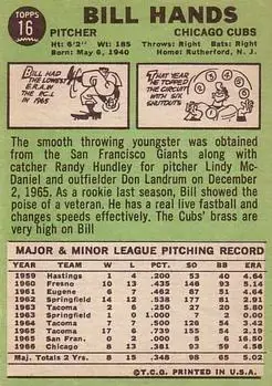 Back of Bill Hands