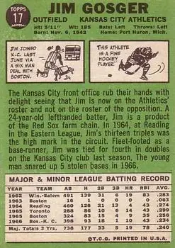 Back of Jim Gosger