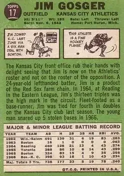 Back of Jim Gosger