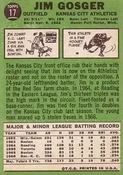 Back of Jim Gosger