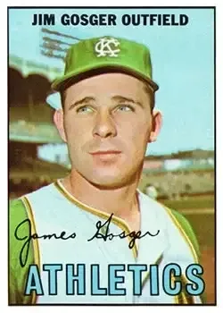 1967 Topps #17 Jim Gosger