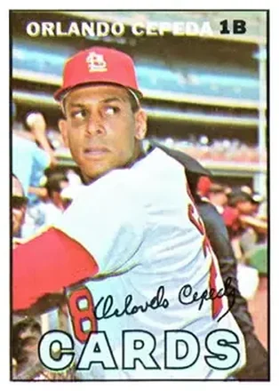 1967 Topps #20 Orlando Cepeda