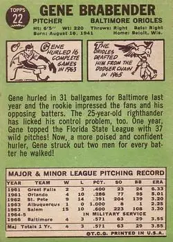 Back of Gene Brabender