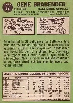 Back of Gene Brabender