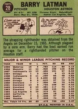 Back of Barry Latman