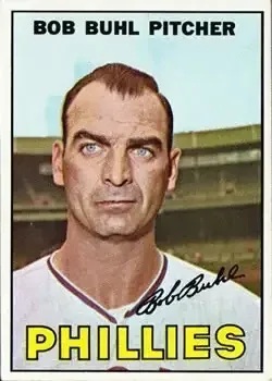 1967 Topps #68 Bob Buhl