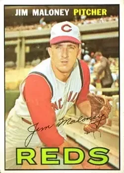 1967 Topps #80 Jim Maloney