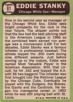 Back of Ed Stanky