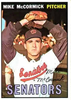 1967 Topps #86b - Mike McCormick - San Francisco Giants