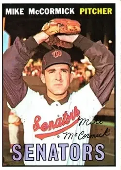 1967 Topps #86b Mike McCormick