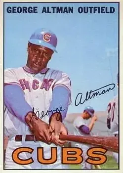 1967 Topps #87 George Altman