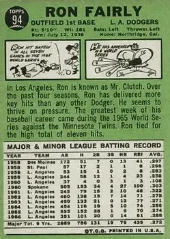 Back of Ron Fairly