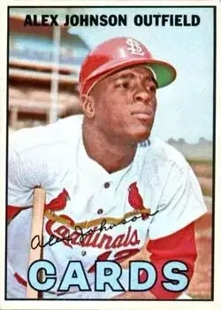 1967 Topps #108 Alex Johnson
