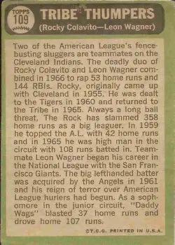 Back of Card #109