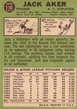 Back of Jack Aker
