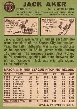 Back of Jack Aker